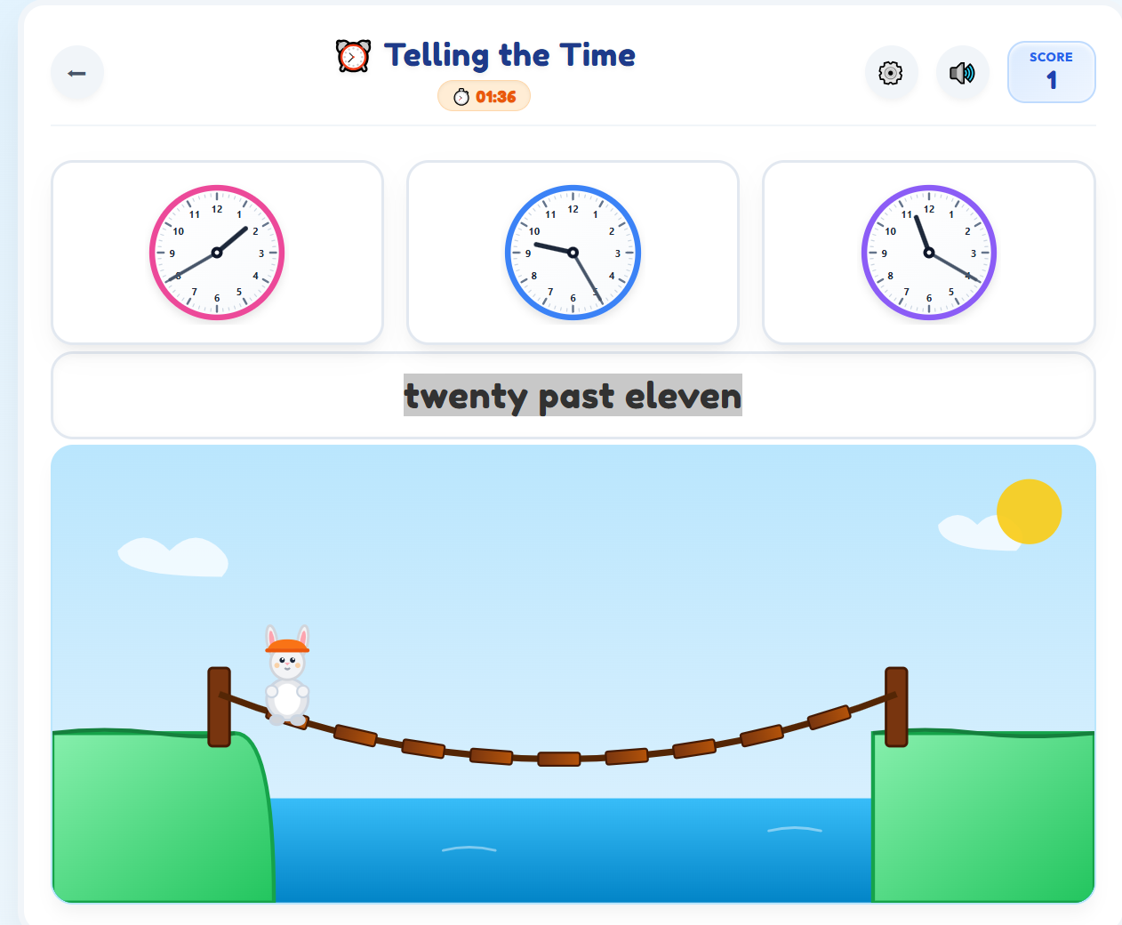 Telling the Time Game Thumbnail
